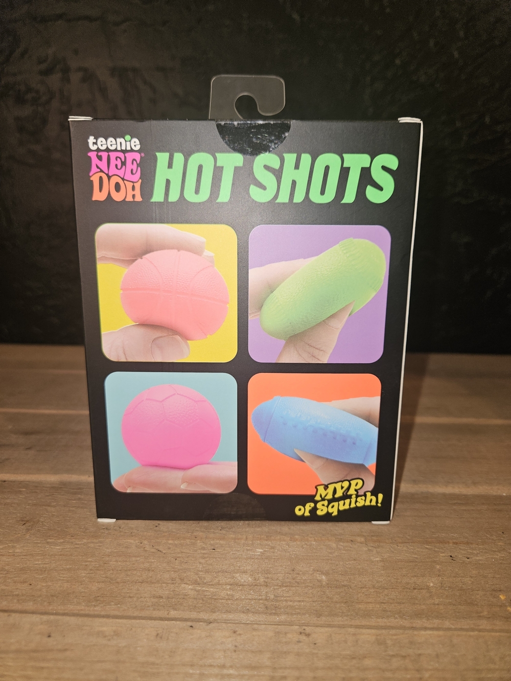 Hot Shots Teenie Needoh Sports Balls Set 4-Pack - Picture 3 of 5